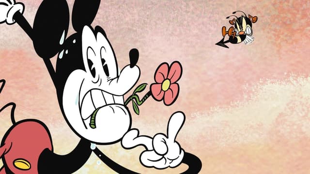 Abeille et toile de maître
