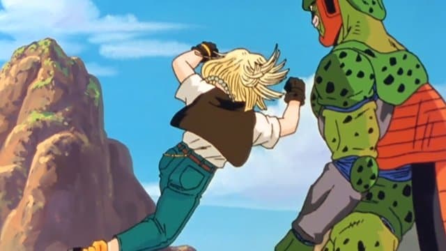 La situation empire… Cell attaque C-18 !